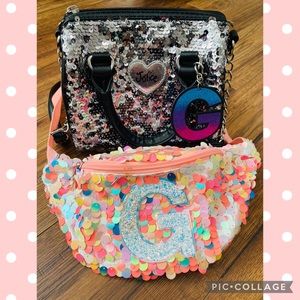 Justice "G" Sequin Purse Bundle